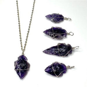 Handmade Silver Plated Bloodstone Arrowhead Pendant Unique Gemstone Jewelry From India Bloodstone Gold Plated Arrowhead Necklace - Product Image 1