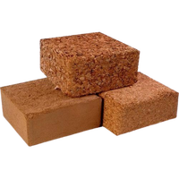 Vente en gros KOPEAT 1Kg Fibre de Coco et 650G Copeaux de Coir de Coco Triplement Lavés Produits Agricoles Hydroponiques Blocs Emballage sur Palette