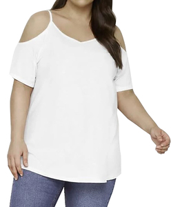 T-shirts décontractés pour femmes OEM imprimé arcs d'animaux col rond manches courtes 100% coton/spandex écologique en vrac vente en gros Bangladesh - Product Image 2