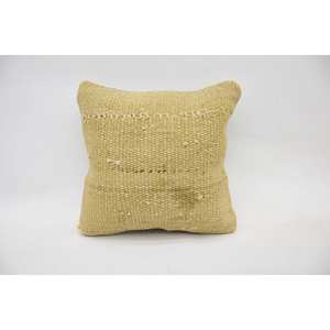 12x12 pouces Beige laine Patchwork Kantha luxe moelleux brodé tissé Design imprimé Vintage écologique oreiller antidérapant - Product Image 1