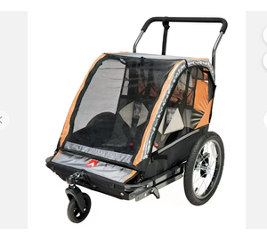 รถพ่วงจักรยานเด็กคุณภาพสูงสำหรับกีฬา 2 ที่นั่ง - Product Image 3