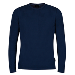 Camiseta de Manga Larga para Hombre, 100% Polipropileno, Sólida, Antibacteriana, Transpirable, de Secado Rápido, Estilo Deportivo, Personalizable, al por Mayor, Azul - Product Image 1