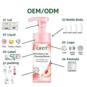 Jabón Íntimo Femenino al por Mayor OEM, Antipicor, a Base de Hierbas, con Equilibrio de pH, Antibacteriano, Probiótico, para el Cuidado Vaginal - Product Image 2