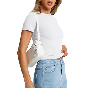 เสื้อยืดผู้หญิงโพลีเอสเตอร์ แห้งเร็ว ระบายอากาศได้ดี ผ้าตาข่ายเนื้อนุ่ม ด้านในนุ่มสบาย ยืดหยุ่น กระชับรูปร่าง น้ำหนักเบา - Product Image 4