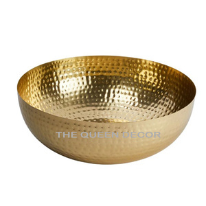 Cuencos de pedicura de metal de aluminio con acabado antiguo de latón, forma redonda, textura martillada, súper calidad, muy demandados - Product Image 4