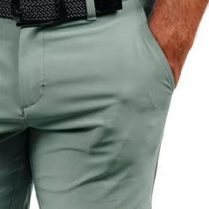 Logo personnalisé séchage rapide évacuation de l'humidité entraînement couleur unie vierge décontracté Golf polyester hommes Shorts - Product Image 6