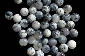 Lot de pierres précieuses cabochon en agate dendritique naturelle, pierres en vrac polies pour bijoux faits à la main - Product Image 6