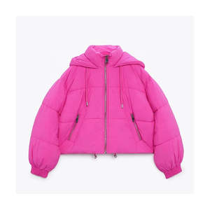 Superior Quality Women's Solid Color Blazer Puffer Jacket Waterproof Windproof Quick Dry Cotton Street Style Fashion Clothing - Product Image 3