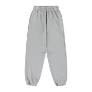 Pantalon de survêtement pour homme en molleton délavé à l'acide, style vintage personnalisé, en tissu éponge français, écologique, respirant, broderie, streetwear décontracté - Product Image 2