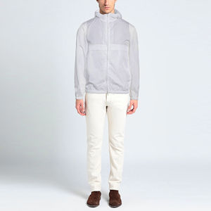 แจ็คเก็ตกันลมมีฮู้ดสำหรับผู้ชาย, แจ็คเก็ตกันลมน้ำหนักเบาระบายอากาศได้ดีมีฮู้ดสำหรับใส่เล่นกีฬาพิมพ์ลายฮิปฮอป - Product Image 3