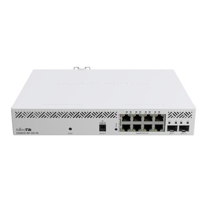 MikroTik CSS610-8P-2S+IN <b>Switch</b>, 8x 1000Mb/s <b>PoE</b>, 2x SFP+, VLAN - Product Image 1