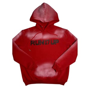 Manufacturer Custom Men Sweatsuit Streetwear Heavyweight Sweatsuit Mens Embroidery Vintage Acid Washed <b>Jogger</b> Sweatpants and Hoodie Set - Product Image 6