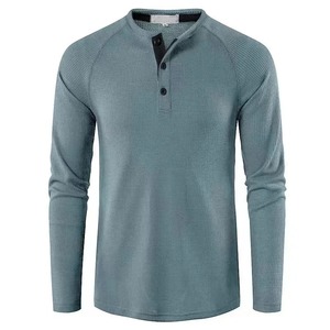 Suéter de lana merino 100% para hombre, jersey con cuello redondo, Tops de una pieza, listo para usar, suéter de Color sólido para otoño e invierno, conceptos básicos versátiles - Product Image 1