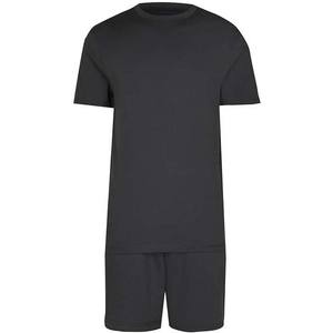 Haute qualité nouveau Design t-shirts avec short 100% coton été double ensemble poids lourd hommes costumes vêtements pour hommes grande taille ensembles - Product Image 6
