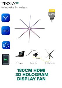 180cm 3D Hologram Fan hiển thị IOS <span class=keywords><strong>Android</strong></span> hoạt động bắt mắt hình ảnh quảng cáo thiết bị cho trung tâm mua sắm cửa hàng triển lãm sự kiện - Product Image 4
