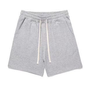 Pantalones Cortos Casuales Personalizados de Mezcla de Algodón con Cintura Elástica y Cordón, Múltiples Opciones de Color, Cómodos para Uso Diario - Product Image 4