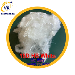 Almohadas de relleno de fibra de poliéster crudo reciclado de fibra de grapa blanca 15D HS del fabricante profesional de Vietnam - Product Image 2