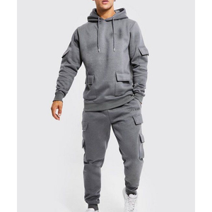 Custom Logo Track suit Tracksuits 2 Piece Sets Outfits For Men Sweatsuits Crewneck Pullover Active Sportswear Track-suits - Product Image 2