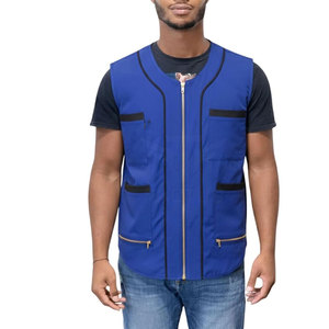 เสื้อกั๊กช่างตัดผมสไตล์โมเดิร์น เนื้อผ้านุ่ม ระบายอากาศได้ดี สำหรับผู้ชาย - Product Image 1