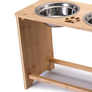 Alimentador de mascotas de acero inoxidable de altura ajustable, último cuenco de alimentación antideslizante para perros y gatos, producto de precio razonable - Product Image 4
