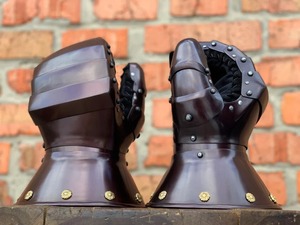 ถุงมือเกราะราชาดำยุคกลาง, ถุงมืออัศวิน18เกจของขวัญวันฮาโลวีน - Product Image 2