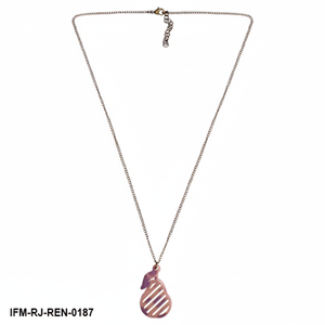 ชุดเครื่องประดับเรซิ่นลายทางสีม่วงและดำสุดอินเทรนด์ สร้อยคอจี้ทรงกลมเรขาคณิตและต่างหูสำหรับเธอ - Product Image 1