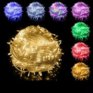 Guirlande lumineuse LED étanche extérieure 10M 20M 30M 50M 100M Décorations de vacances Cote IP65 220V Lumières de Noël 100LED - Product Image 1