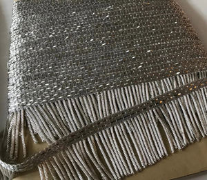 Premium 4cm Silver Classic Decorative Tassel <b>Fringes</b> for Garments Stylish Shoulder for Formal Dress <b>Jackets</b> Performance Wear - Product Image 1