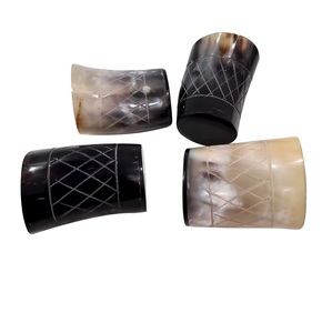 Hecho a mano de la mejor calidad ágata pulida búfalo y vaca cuerno de buey taza para beber estilo artesanal natural para uso en fiestas - Product Image 3