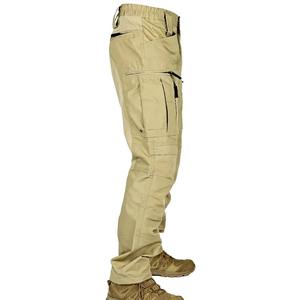 Pantalon cargo décontracté pour hommes Sports de plein air Pantalon tactique à séchage rapide Plus Size Respirant Tricoté devant Style Été Taille Adultes - Product Image 2