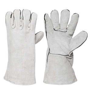 Gants de soudage en cuir de vachette de qualité supérieure à paume unique résistant respirant avec protection des mains gants en cuir pour hommes - Product Image 5