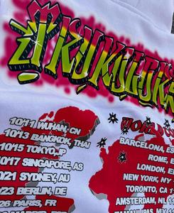 OEM logotipo personalizado de gran tamaño de la pantalla impresa Sudadera con capucha de algodón de los hombres de la calle de alta calidad barata Sudadera con capucha de peso pesado - Product Image 3