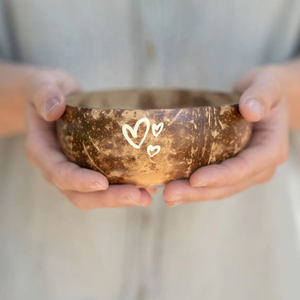 Producto caliente hecho a mano ecológico Coco Love Bowl batido tazón San Valentín regalo de boda al por mayor buen precio de Vietnam - Product Image 2