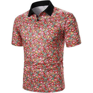 T-shirt d'été pour hommes de bonne qualité haut à col polo uni surdimensionné à manches courtes style gym décontracté avec col de qualité - Product Image 6