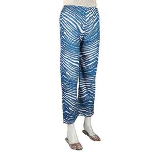 Pantalón estampado para mujer - Azul acero - Product Image 1