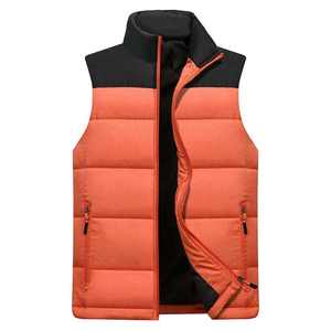 Alta calidad transpirable ecológico Casual a prueba de viento sin mangas Puffer chaleco hombres OEM disponible ropa de abrigo de invierno - Product Image 1