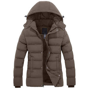 Veste de sport à capuche pour homme, logo personnalisé, imperméable, léger, rembourré - Product Image 3