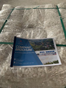 Pierres de galets lisses et blanches comme neige, offrant une texture polie et une couleur pure pour les projets de design haut de gamme de toute échelle - Product Image 3