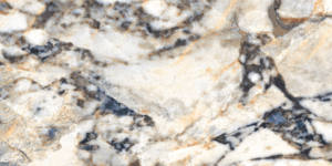 Azulejo de porcelana brillante esmaltado pulido 60x120 1200X600 Color de flor negra y dorada Baldosa de porcelana con aspecto de mármol verde y azul - Product Image 2