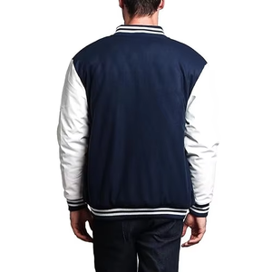 Manufacturer Men Embroidery Custom Baseball Letterman Jacket New Design High Quality Varsity Jackets - Product Image 3