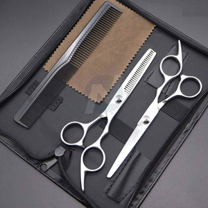 Ensemble de toilettage pour animaux de compagnie professionnel toiletteur pour animaux de compagnie ensemble de ciseaux de toilettage ciseaux de coupe de barbier pour le toilettage des chiens - Product Image 2