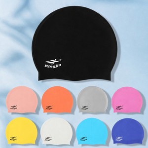 <span class=keywords><strong>Bonnet</strong></span> <span class=keywords><strong>de</strong></span> <span class=keywords><strong>bain</strong></span> en silicone imperméable et élastique pour adultes, avec logo personnalisé imprimé, protection des oreilles pour l'entraînement en piscine - Product Image 3