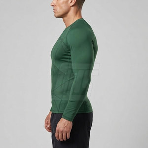 Performance <b>Compression</b> <b>Shirts</b> <b>Men</b> Breathable Lightweight Long Sleeve Athletic Training Running Fitness Workout Activewear - Product Image 6