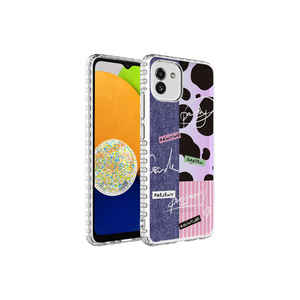 Funda con diseño JoieCreatif Elegans para Samsung Galaxy A03, a prueba de golpes, con airbag, de silicona, disipación de calor, para Tecno Spark - Product Image 1