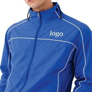 Men Athletic <b>Tracksuit</b> Set Lightweight Training Jogger Suit Zip Up Sport Jacket And Pants Premium Quality - Product Image 2