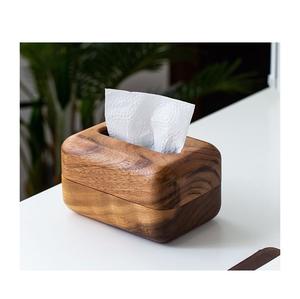 Decorative Wooden <b>Tissue</b> Holder <b>Box</b> Rustic Wood <b>Tissue</b> Dispenser Case - Product Image 2