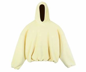 Heavy Otoño Invierno algodón y terciopelo doble capa Sudadera con capucha boxy fit sudaderas con capucha recortadas para hombres y mujeres Streetwear - Product Image 3