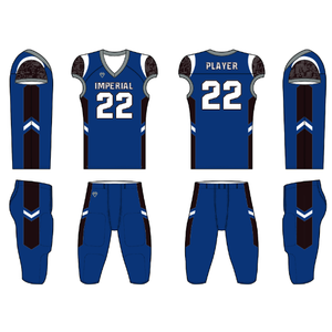 Camisetas de fútbol americano juvenil personalizadas, algodón transpirable de manga corta, entrega rápida, apliques bordados por sublimación, MOQ bajo - Product Image 1