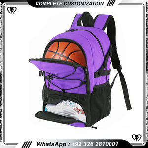 Sac de sport personnalisé avec compartiment de basket-ball Sacs à dos de sport décontractés Sac pour homme Sac de sport avec compartiment de basket-ball - Product Image 3