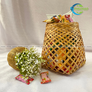 PANIERS EN BAMBOU écologiques et fabriqués à la main Panier de rangement pour fruits du Vietnam Décoration intérieure durable et élégante - Product Image 2